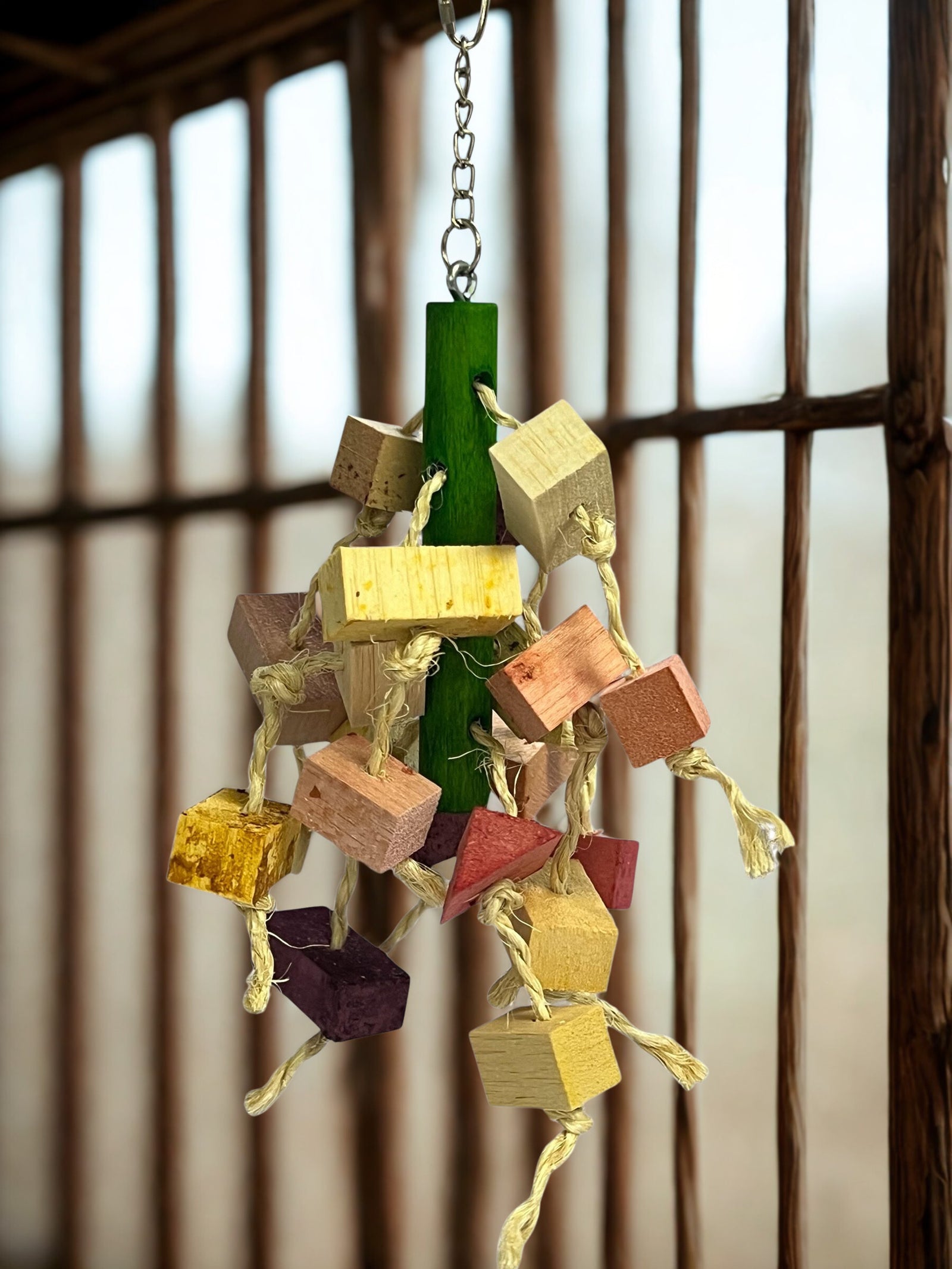 Fun4Bunnies flavored balsa chew toy with 20 different flavored blocks