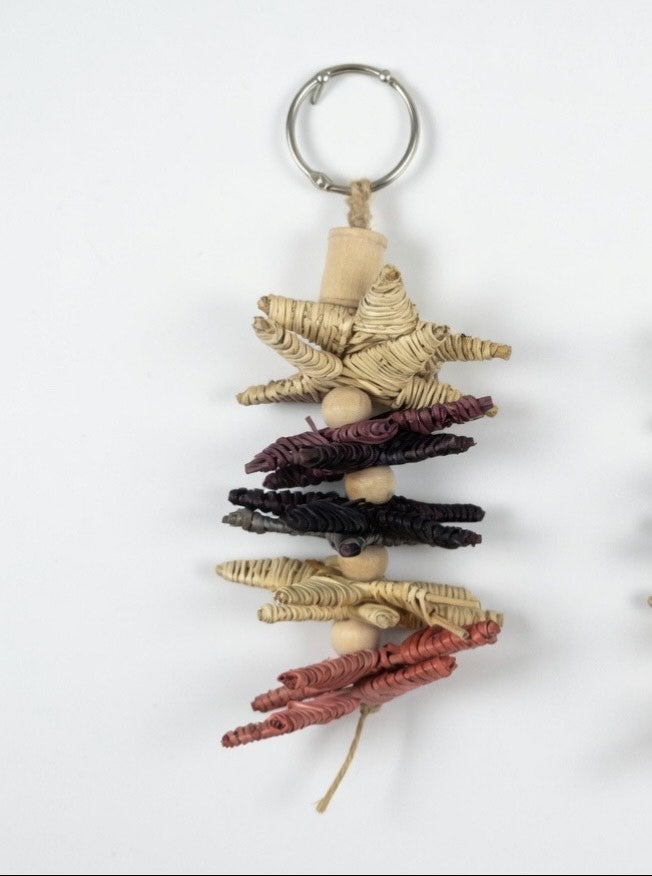 Flavored grapevine stars on a hanging kabob