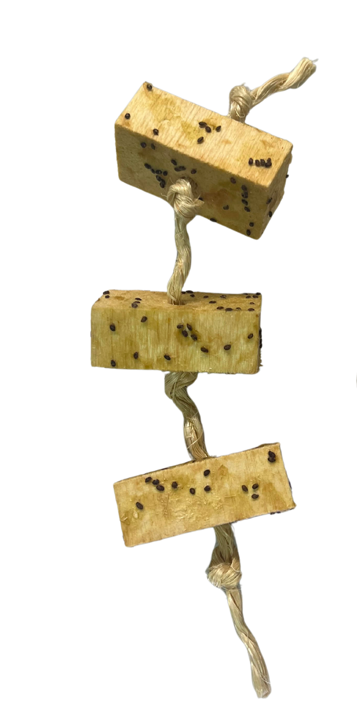 Kiwi Flavored balsa chew toy for small pets