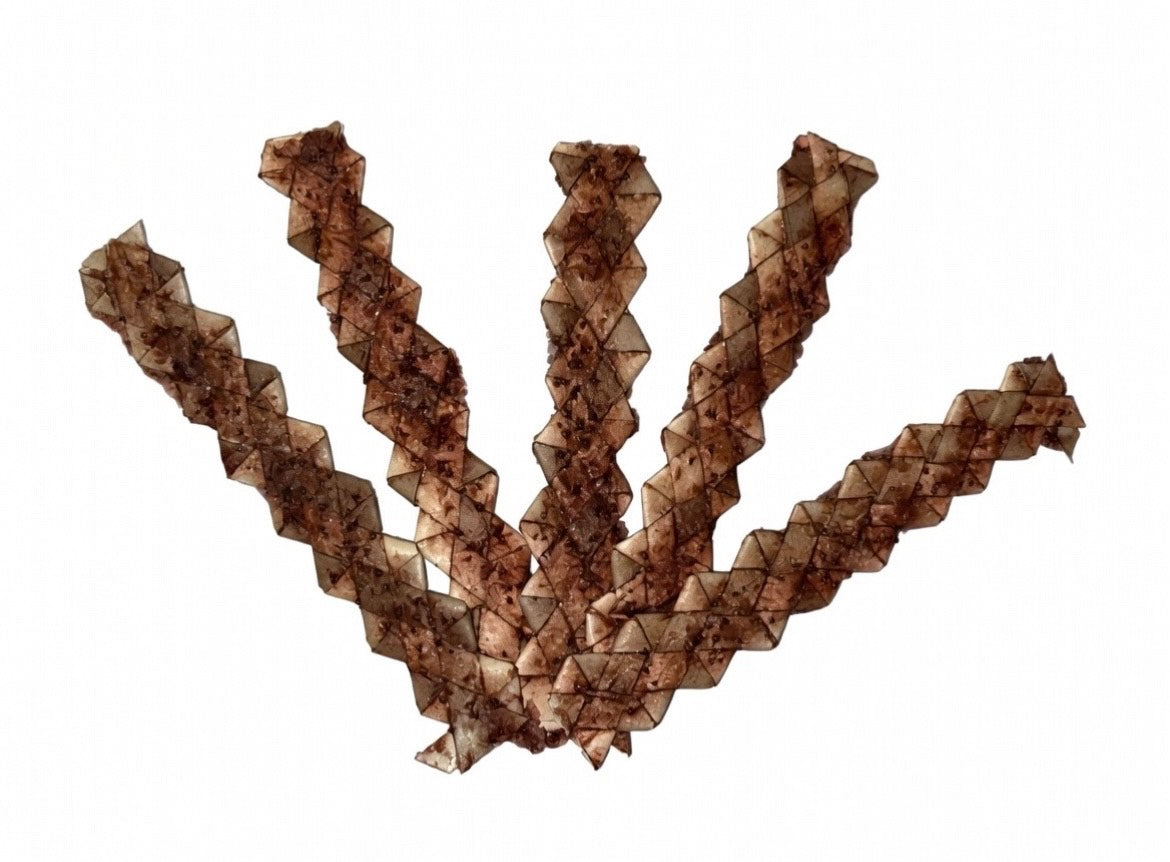 Flavored Palm Braids Chew Toy for Rabbits