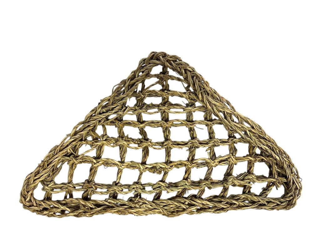 Chew Toy for Rabbits Triangle seagrass mat