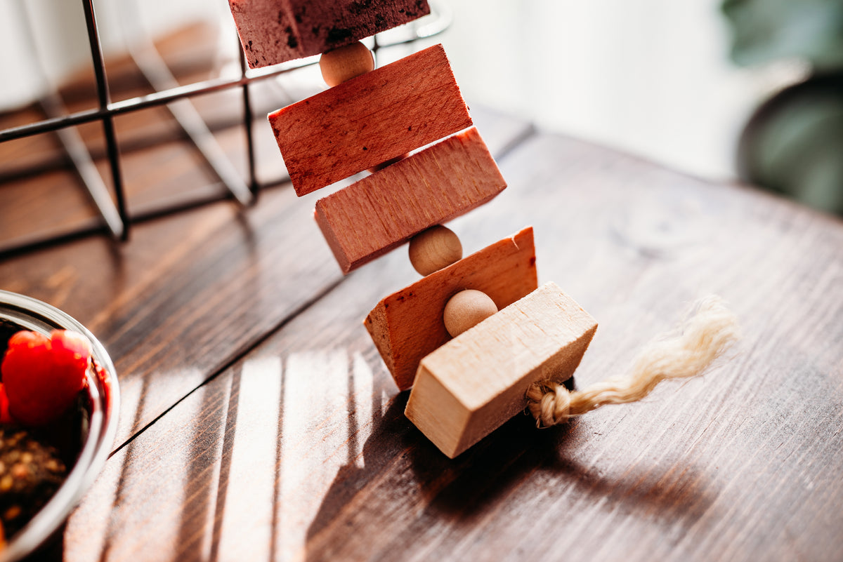 Fruity Balsa Kabob Fruit-Flavored Chew Toy